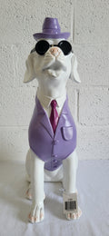 Statue en résine chien 63cm