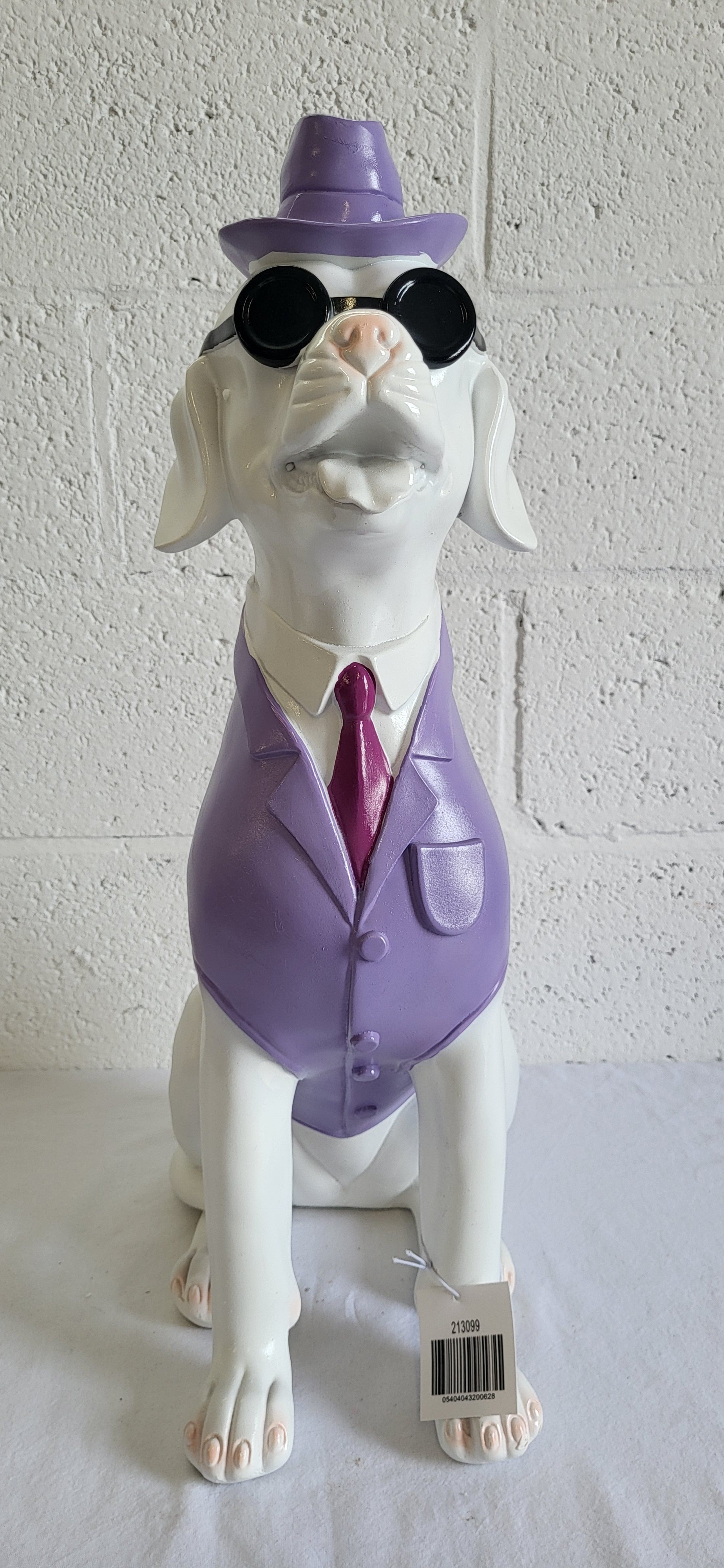 Statue en résine chien 63cm